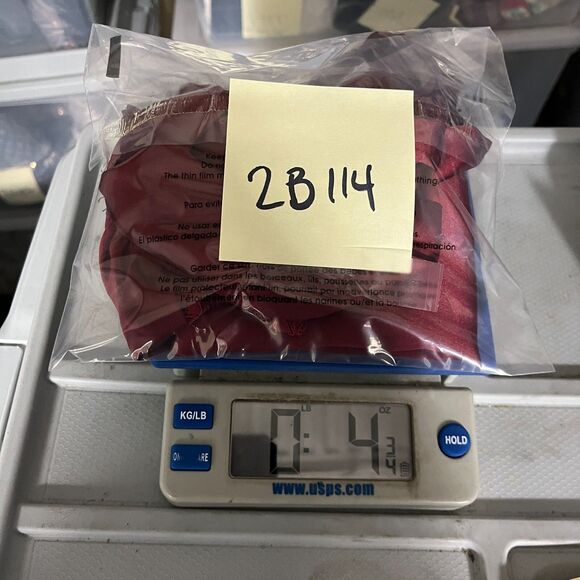 Nicole Miller New York Satin Neck Tie Blouse Red Lace Short Sleeve Shirt SMALL - Picture 11 of 11